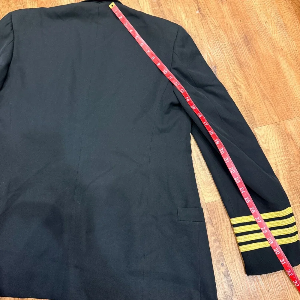 Vntg 1986 US Navy Officer Dress Blue Jacket Kass Wilner-Howard Lieutenant Cmdr